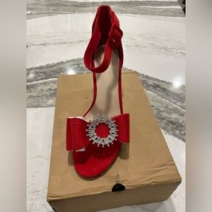 Red 31/2 inch heels